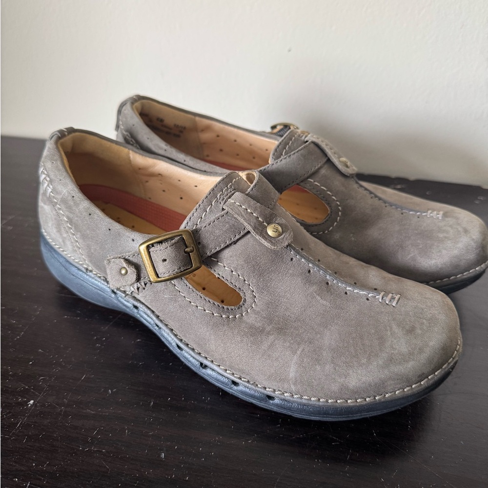 Clarks Unstructured Women's Shoes with Buckle